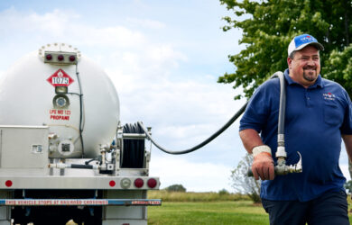 Summer propane delivery