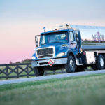 Investments in bigger delivery trucks help to improve efficiency. Bottom: Some customers in the Auto-Fill Program have tank monitors to help gauge their propane needs.