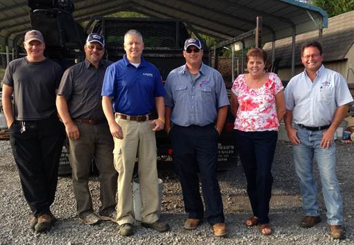 MFA Oil welcomes former All Propane employees (L to R): Ronald Carrigan, salesman; Jack Caukin, salesman; Chris Tynes, manager; Clark Arnold, salesman; Trisa Moore, CSR; and Anthony Farmer, salesman.