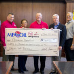 Pictured (L to R): Jon Ihler, MFA Oil vice president of sales and marketing; Tim Farrell, Operation Homefront chief operating officer; Jacqueline Watts, Operation Homefront director of programs, Kansas/Missouri field office; Mark Fenner, MFA Oil president and CEO; John Laws, Operation Homefront advisory board member; Robert Condron, MFA Oil chief financial officer; and Janice Serpico, MFA Oil chief human resources officer.