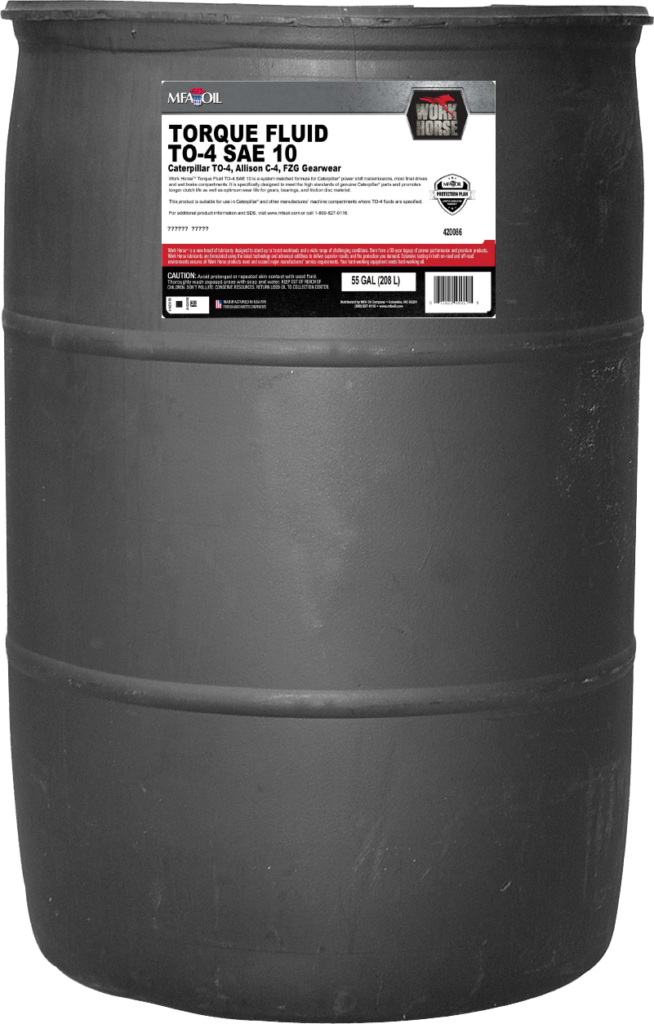 Work Horse® Torque Fluid TO-4 SAE 10, 30 and 50