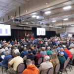 More than 300 delegates listen to presentations at the MFA Oil Annual Delegate Meeting.