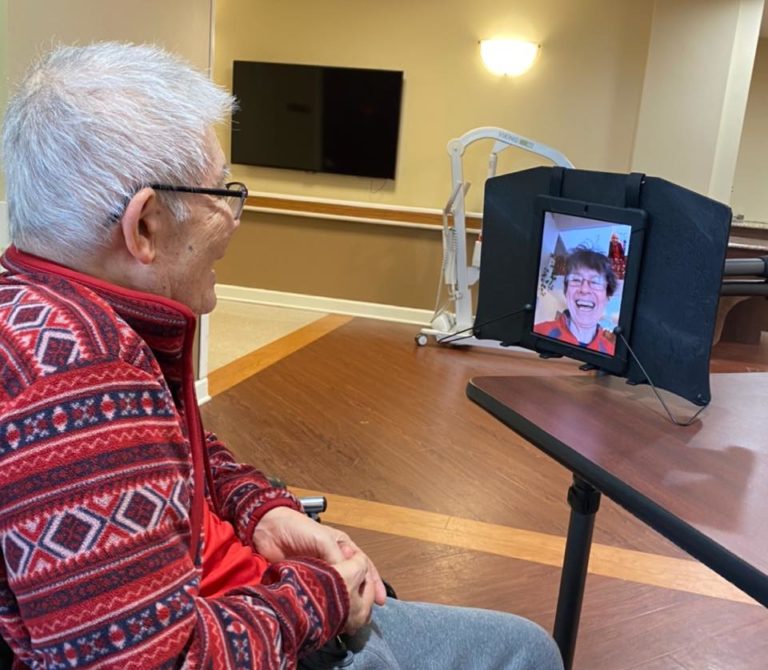 Video chat helps keep older adults connected during pandemic