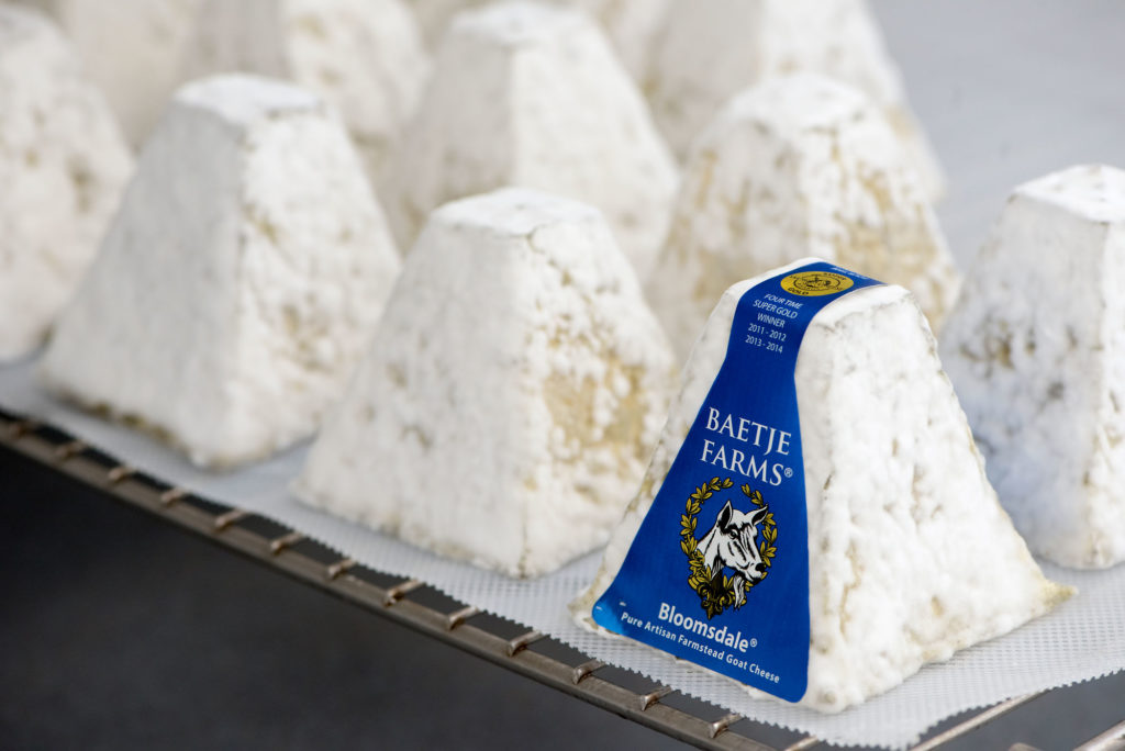 Bloomsdale, Baetje Farms' flagship cheese, is a four-time winner of the World Cheese Awards Super Gold.