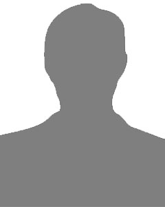 A grey silhouette of a person with no visible facial features, set against a white background. The figure appears to be wearing a jacket or blazer.