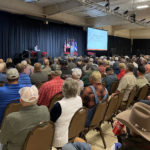 Nearly 350 delegates, guests and employees gathered for the meeting in Columbia, Mo., at the Holiday Inn Executive Center.