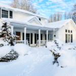 Snowy home