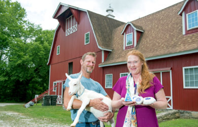 Steve and Veronica Baetje have made goat cheese in the hills of Ste. Genevieve County since 2007.