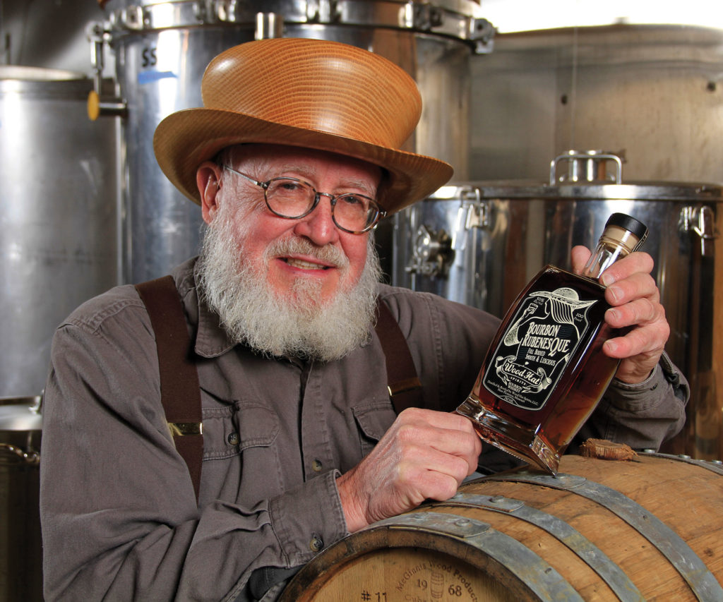 Gary Hinegardner of Wood Hat Spirits works with local farmers to procure heirloom corn varieties he uses to make his whiskey and bourbon.